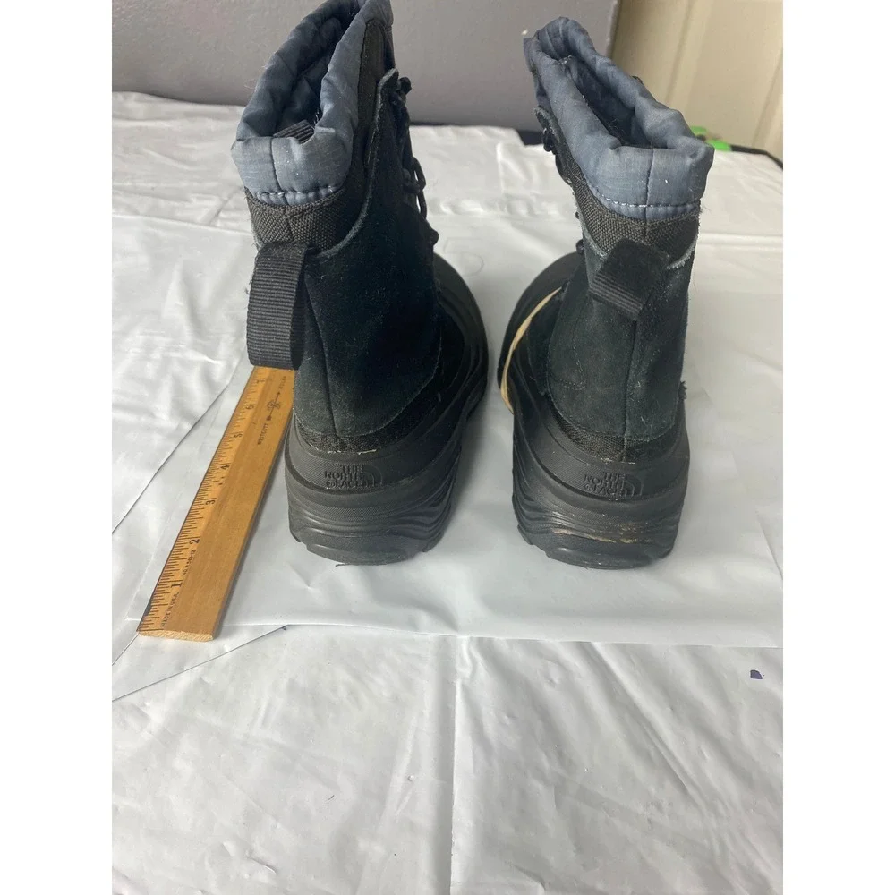 The North Face Black Waterproof Winter Snow Boots Youth 4